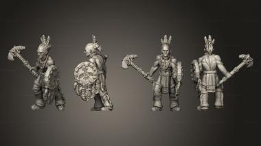 Military figurines War Ham 3 3d model