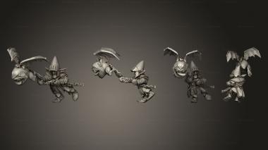 Military figurines War Wagon Gobo Front 3d model