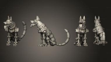Military figurines warforged artificer pet 3d model