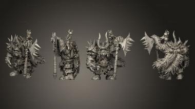 Military figurines Warlord 01 3d model