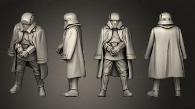 Military figurines warlord 1 armor 3d model