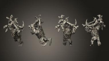 Military figurines Warlord 02 3d model