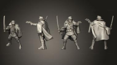 Military figurines warlord 2 3d model