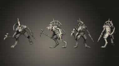 Military figurines Warlord 234 3d model