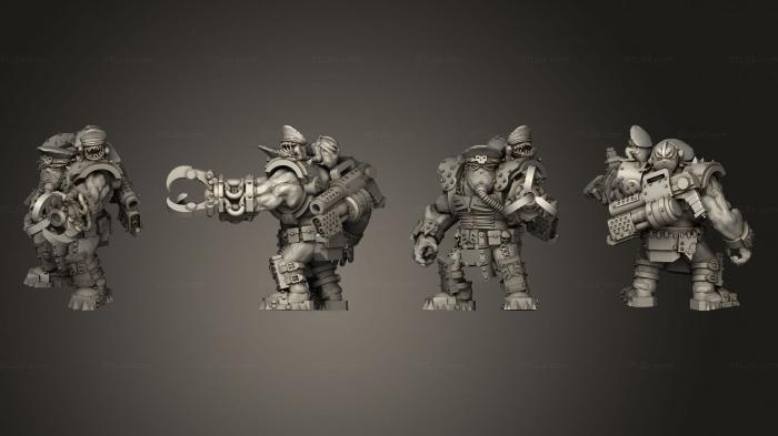 Military figurines (Warmistress, STKW_14659) 3D models for cnc