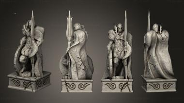Military figurines Warrior Altar 003 3d model