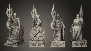 Military figurines Warrior Altar 004 3d model