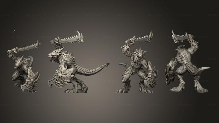 Military figurines (Warrior Body, STKW_14683) 3D models for cnc
