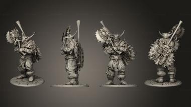 Military figurines Warrior Huge 3d model