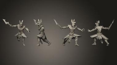 Military figurines Warrior Remains C 3d model
