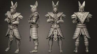 Military figurines Warrior Remains 3d model