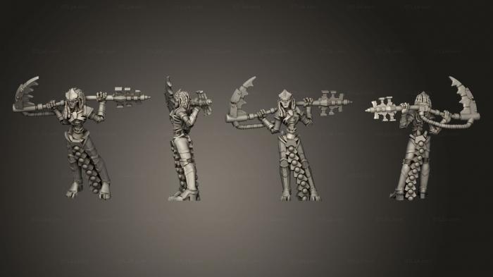 Military figurines (warrior, STKW_14707) 3D models for cnc