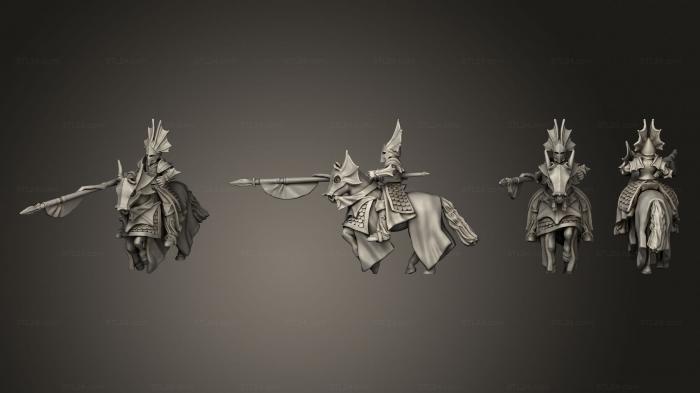 Military figurines (warrior 03, STKW_14709) 3D models for cnc