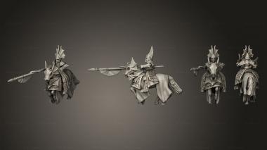Military figurines warrior 03 3d model