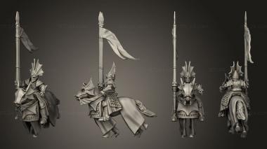 Military figurines warrior 05 3d model