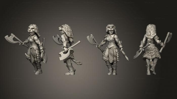 Military figurines (warrior 08, STKW_14714) 3D models for cnc