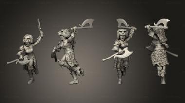 Military figurines warrior 10 3d model