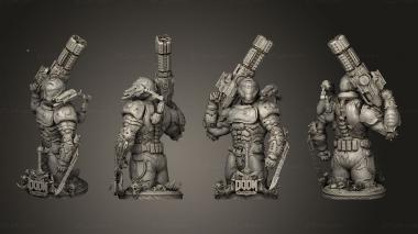 Military figurines Warrior 13 3d model