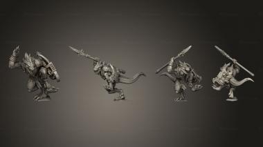 Military figurines Warrior 16 3d model