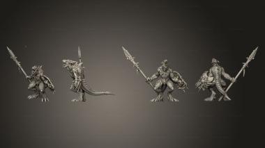 Military figurines Warrior 17 3d model