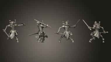 Military figurines warrior 22 3d model
