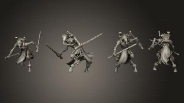 Military figurines warrior 24 3d model