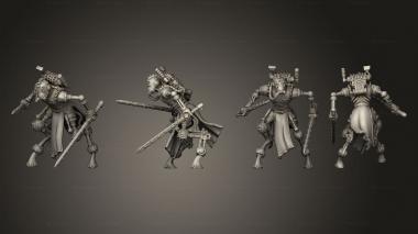 Military figurines warrior 25 3d model