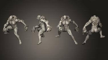 Military figurines warrior 26 3d model