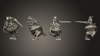 Military figurines warrior 31 3d model