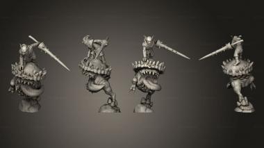 Military figurines warrior 33 3d model