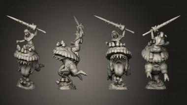 Military figurines warrior 34 3d model