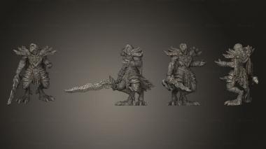Military figurines Warriors 2 Greatsword 3d model