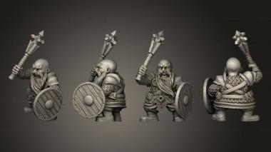 Military figurines Warriors 2 Mace 3d model