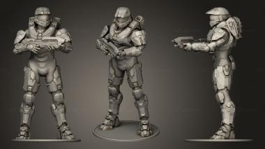 Military figurines MASTER CHIEF 3d model