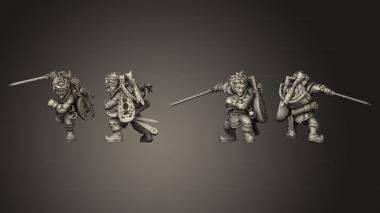Military figurines welbyn the bard 03 3d model