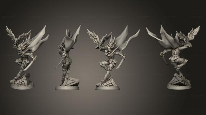 Military figurines (Wendy Greywing Base, STKW_14785) 3D models for cnc