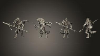 Military figurines Werewolf Alpha Spear 3d model