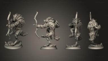 Military figurines Werewolf 03 3d model