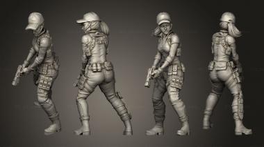 Military figurines Wesker 01 3d model