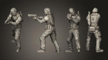 Military figurines Wesker 3d model