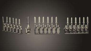 Military figurines White Tree Command Stand 05 3d model