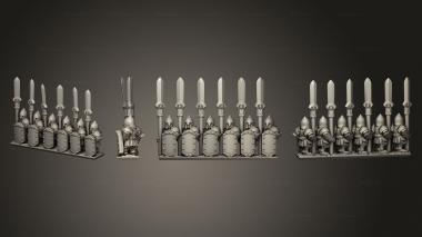 Military figurines White Tree Command Stand 06 3d model