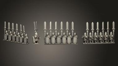 Military figurines White Tree Command Stand 09 3d model