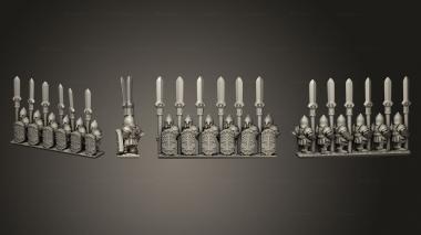 Military figurines White Tree Command Stand 10 3d model