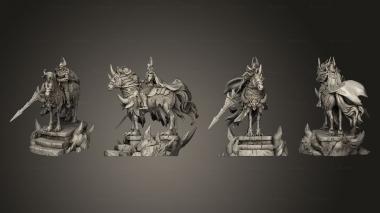 Military figurines White wirewolf Azmogius 3d model