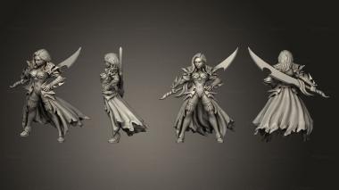 Military figurines White wirewolf dalila 3d model