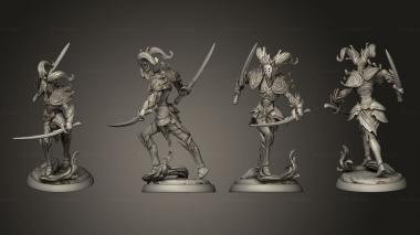 Military figurines White wirewolf Dendroid 07 3d model