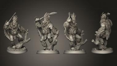 Military figurines White wirewolf Flying Monkey 05 3d model