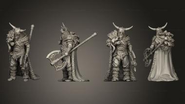 Military figurines White wirewolf Kolgrim 2 3d model