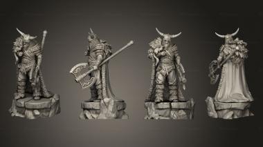 Military figurines White wirewolf Kolgrim 3d model